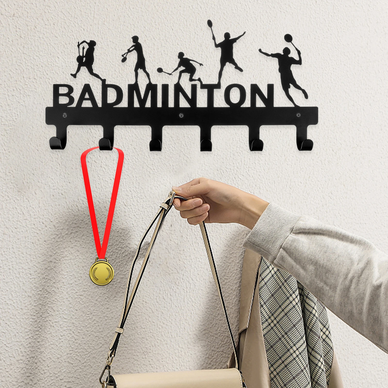 

Medal Storage Rack Hook Award Hanger Display Holder Medals Race Hangers Wall-mounted