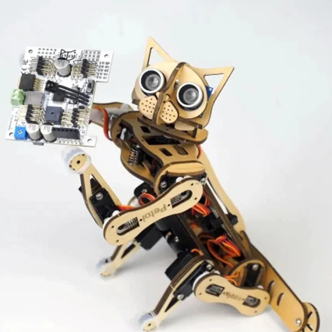 Cutest Open Source Robotic Kitten Stem Bionic Quadruped Customizable Open Source DIY Stem Exclusive Toy Set