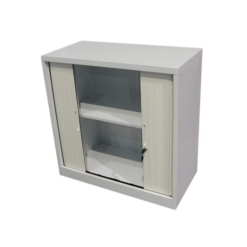 Modern Steel Roller Shutter Sliding Door Storage Cabinet
