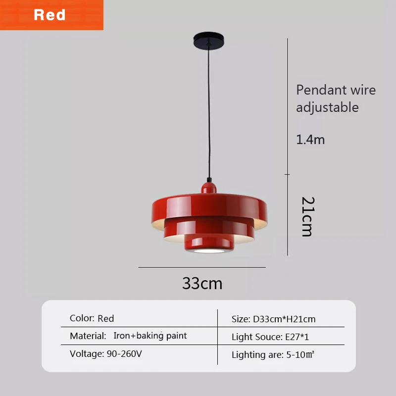 Middeleeuwse retro LED-plafondkroonluchter Oranje hanglamp Eetkamer Restaurant Home Decor Verlichting voor Cafe Bar Hanglampen - afbeelding 1