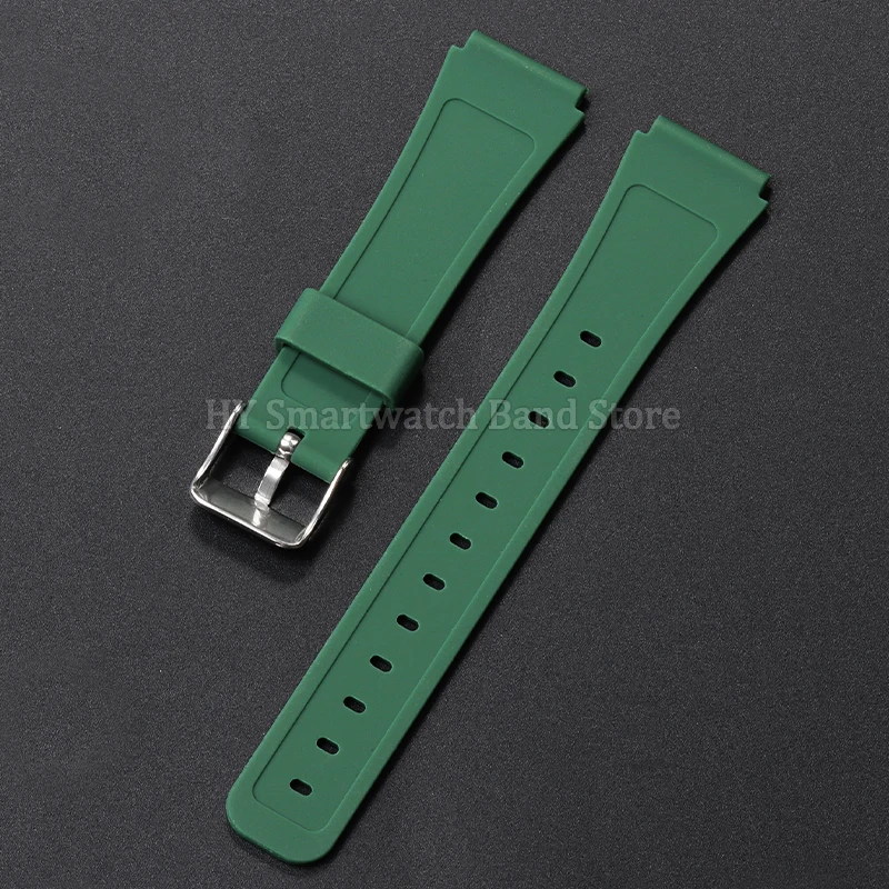 Soft Silicone Watch Strap 18mm for Casio F-91W W800H Strap Waterproof Rubber Bracelet Replacement Sport Wristband Universal Belt view 3