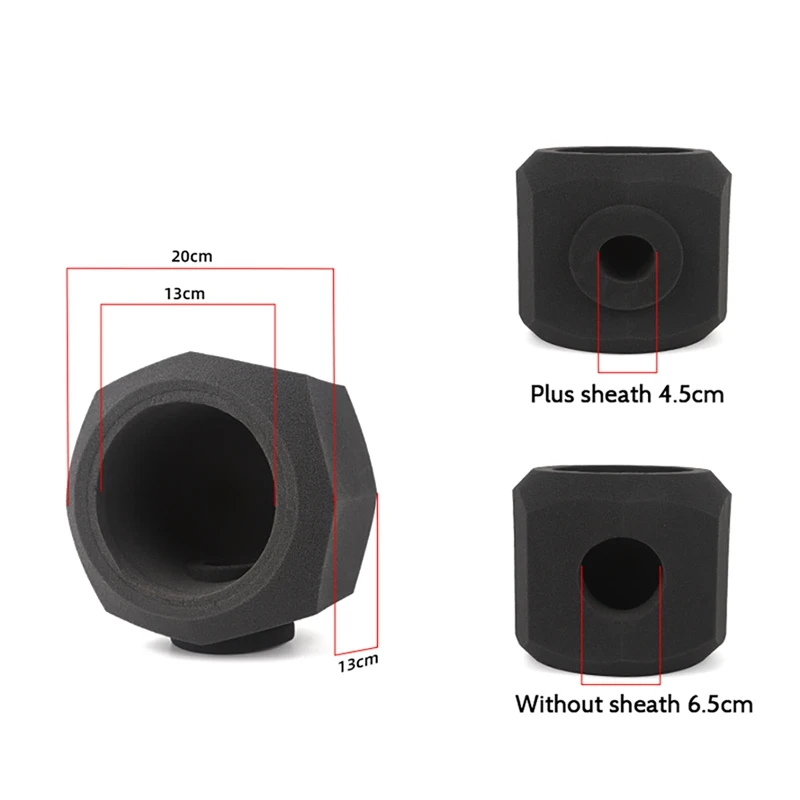 Microphone Windscreen Foam Cover Filter,Microphone Sponge Wind Shield Filter For Indoor&Outdoor Audio Recording