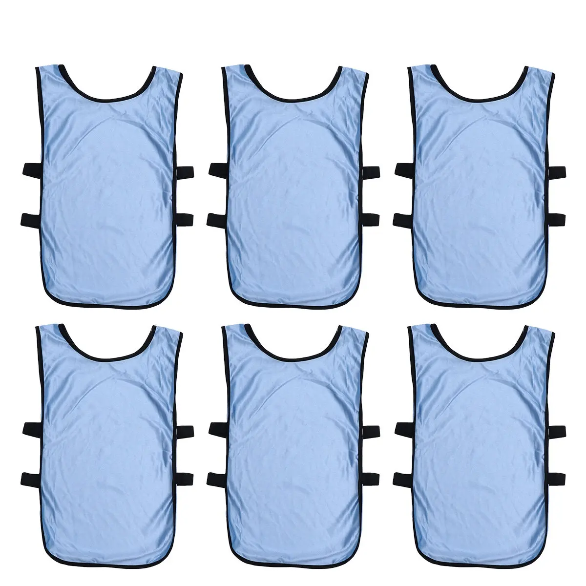 

6Pcs Training Vest Breathable Football Basketball Soccer Jerseys Fast Dry Sports Waistcoat Team Game Clothes for Boys Girls