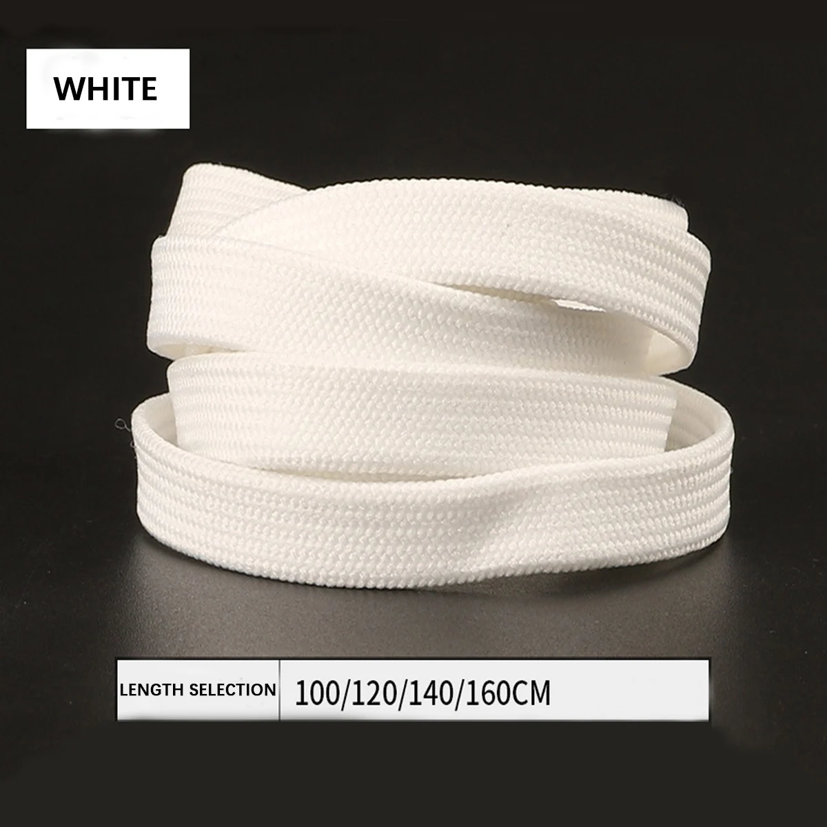 1 Pair Super Quality Flat Shoe Lace Flat Shoelace, For Sneakers, Flats, High tops Laces