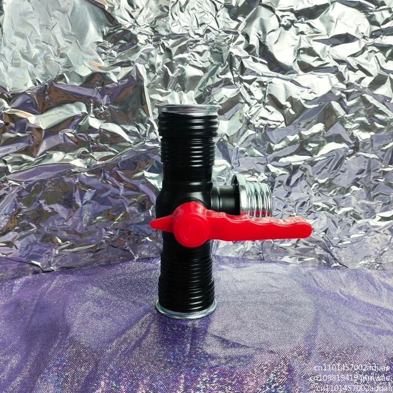 Gas Mask Switch Tee Connector Accessory Is Used To Connect Double Bottle or Double Bag Independent Switch Channel