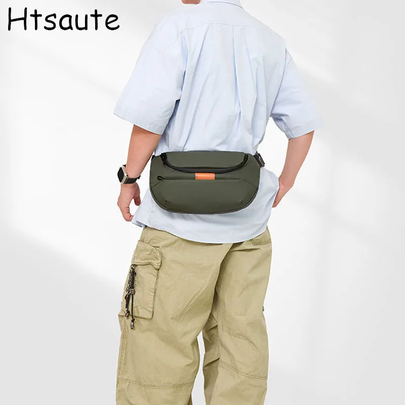 

Classic Chest Pack Solid Stylish Simple Men's Crossbody Bags Daily Commuter Travel Large Capacity Shoulder Bag Messenger Bags