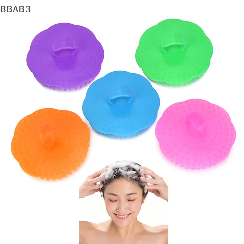 

B3 1pcs Round Comb Scalp Head Massager Shampoo Brush Women Men Shower Brush Scalp Shower Cleaning Tool Brush