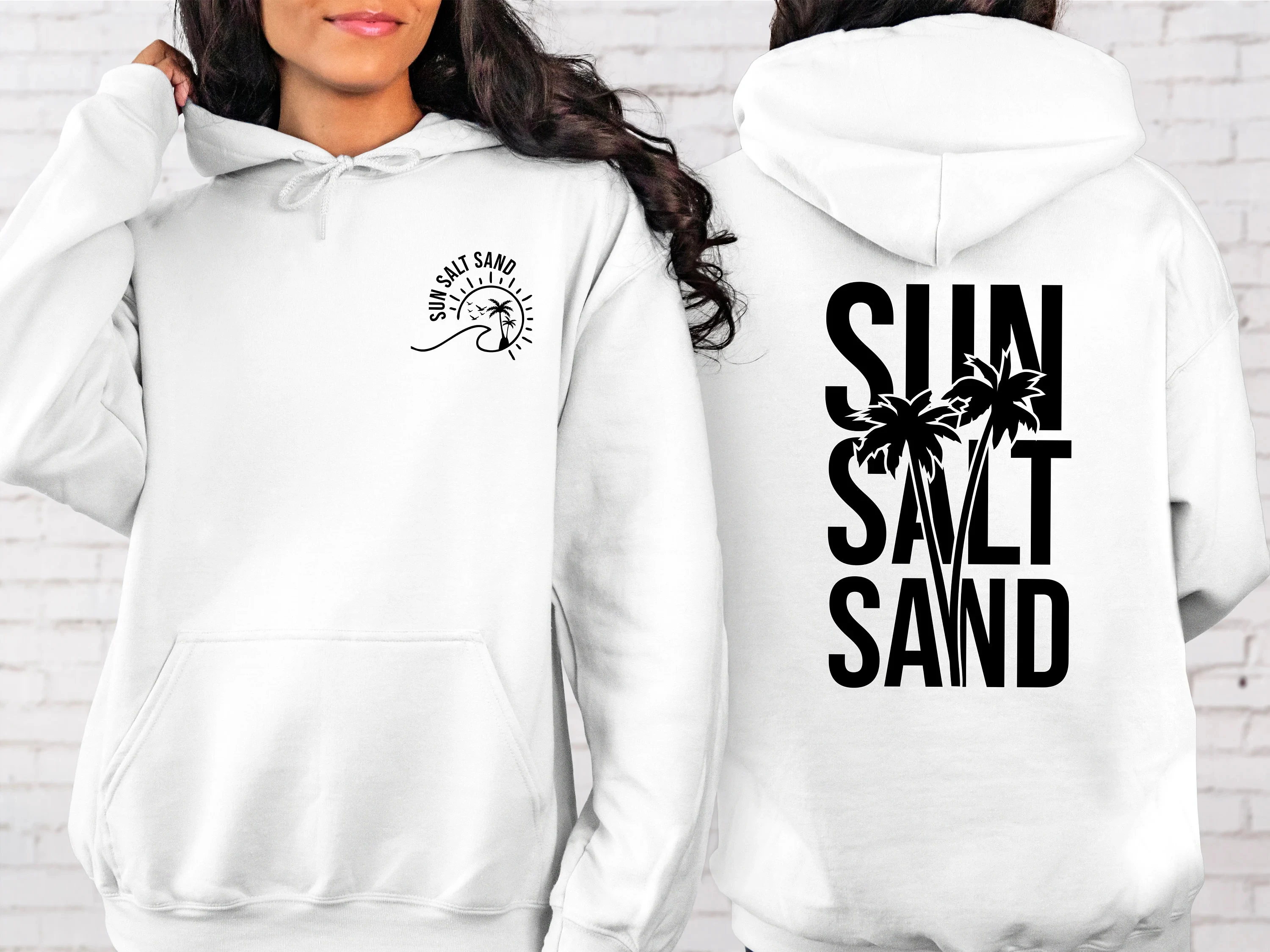 

Толстовка с капюшоном Sun Salt Sand для женщин, толстовка с длинными рукавами, пуловер унисекс, уличная осенне-зимняя одежда, топы Y2k, уличная одежда