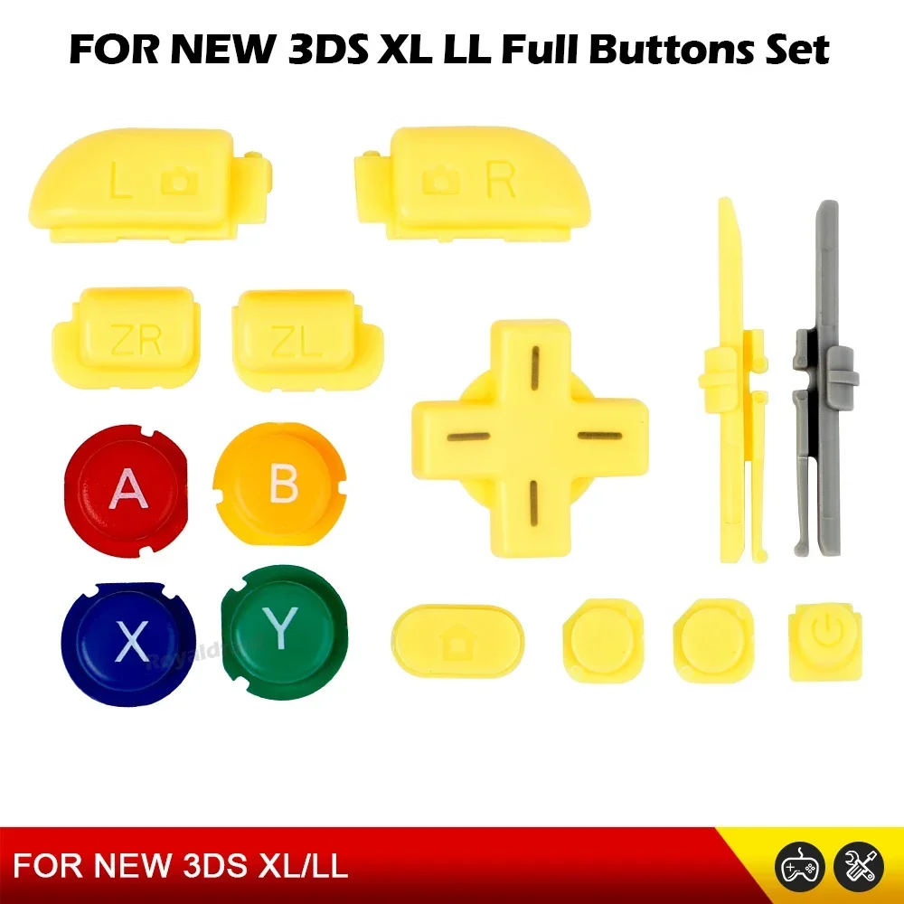 

Original Full Complete Buttons For NEW 3DS XL LL D Pad ABXY L R ZL ZR Home ON OF Power Buttons For NEW 3DS XL/LL