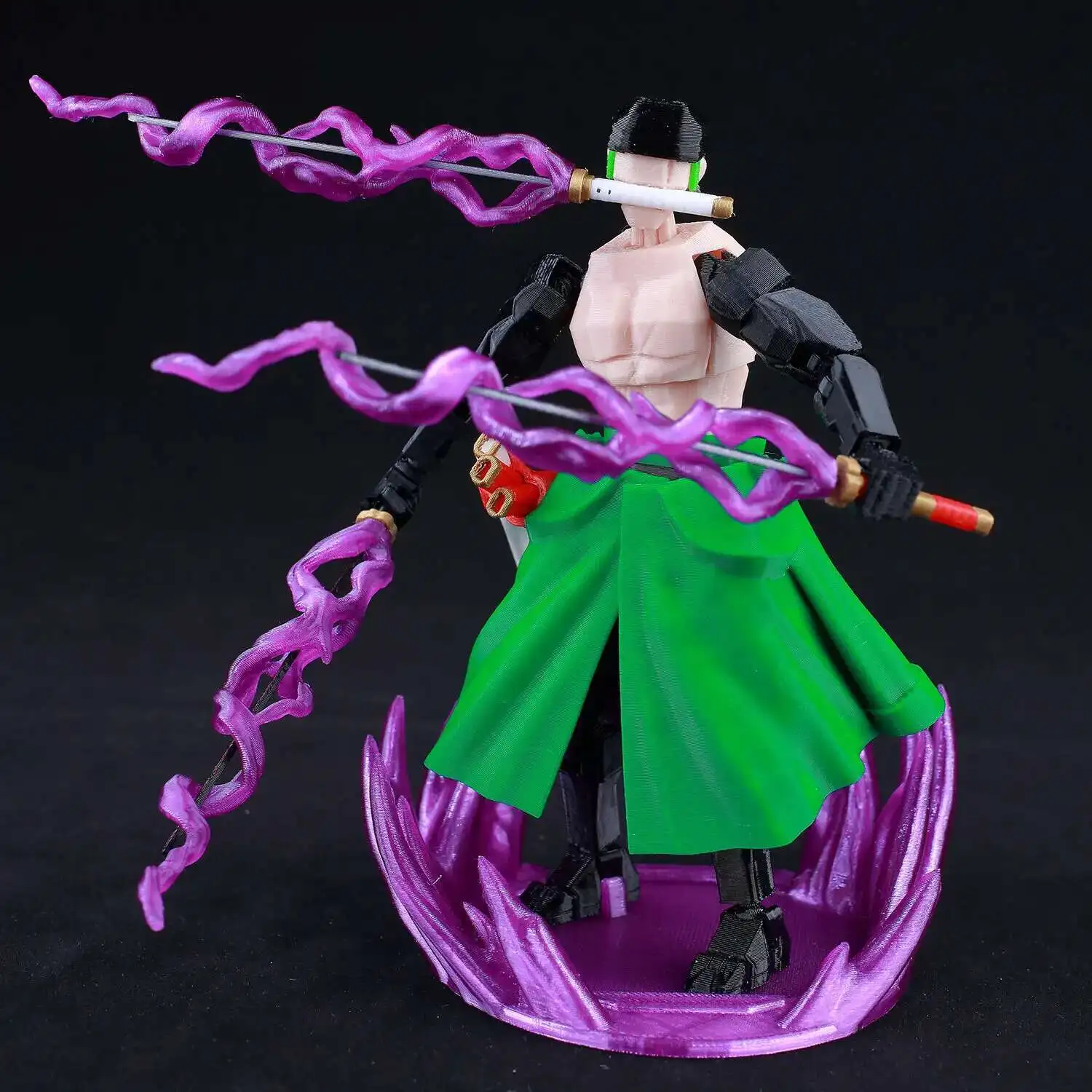 9L 3D Impresso Roronoa Zoro One Piece Lucky Dummy 13 Figuras de