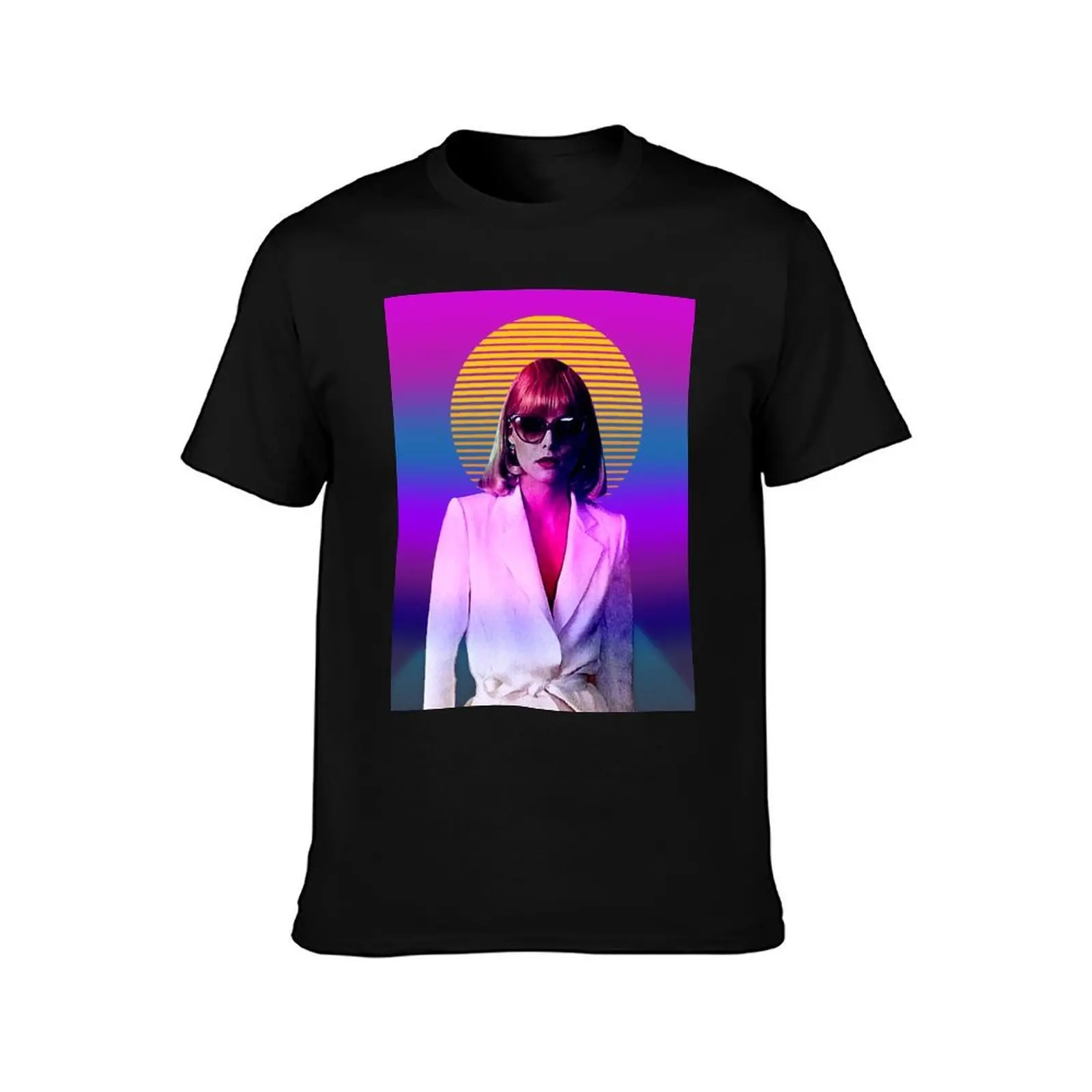 Michelle Pfeiffer Scarface - Vaporwave T-Shirt Utility Casual Work T-Shirt