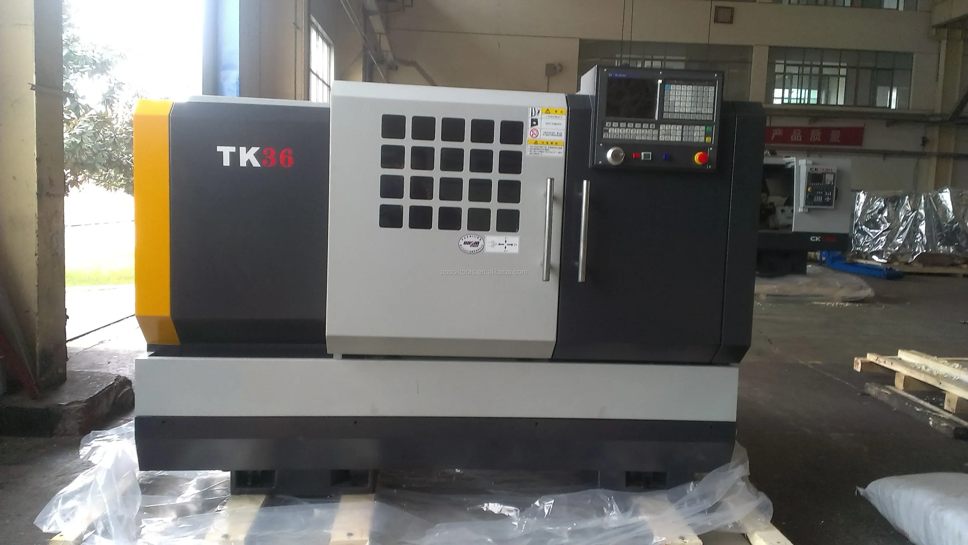 新型、CE、ISO認証取得済みCNC旋盤TK36