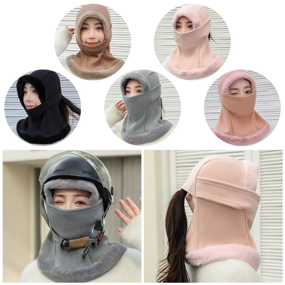 قناع وشاح دافئ جديد قبعة متكاملة مقاومة للرياح وخوذة مقاومة للبرد قابلة للتنفس ومقاومة للماء لتدفئة الرقبة لركوب الدراجات في الهواء الطلق والتزلج #1