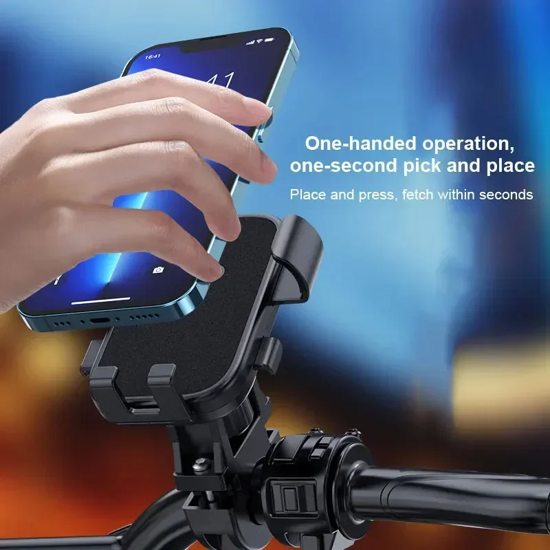 Opansten Anti-slip Phone Mount 360° Rotatable Adjustable Bike Phone Mount for Outdoor Cycling, Mountain Bike Accessories image 5