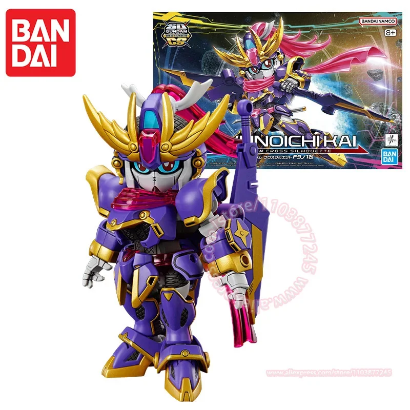 BANDAI F-KONOICHIKAI SDCS GUNDAM CROSS SILHOUETTE Assembled Model Animation Peripheral Trendy Ornaments Children's Toys Figures