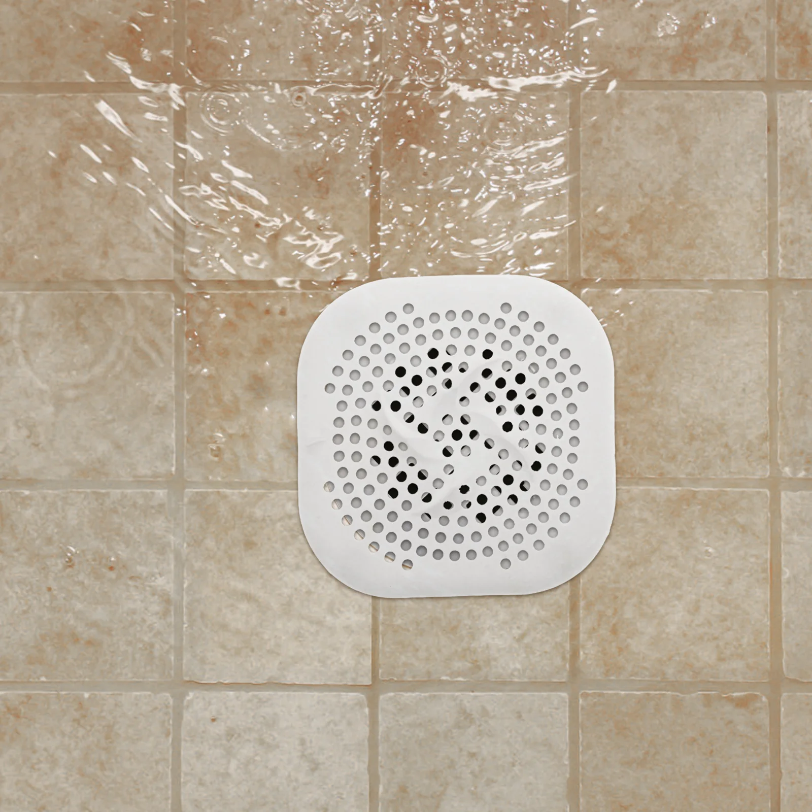 

4 Pcs Floor Drain Filter Bath Catcher Bathroom Sink Covers Strainers Round Hair Silica Gel Stopper Bathtub