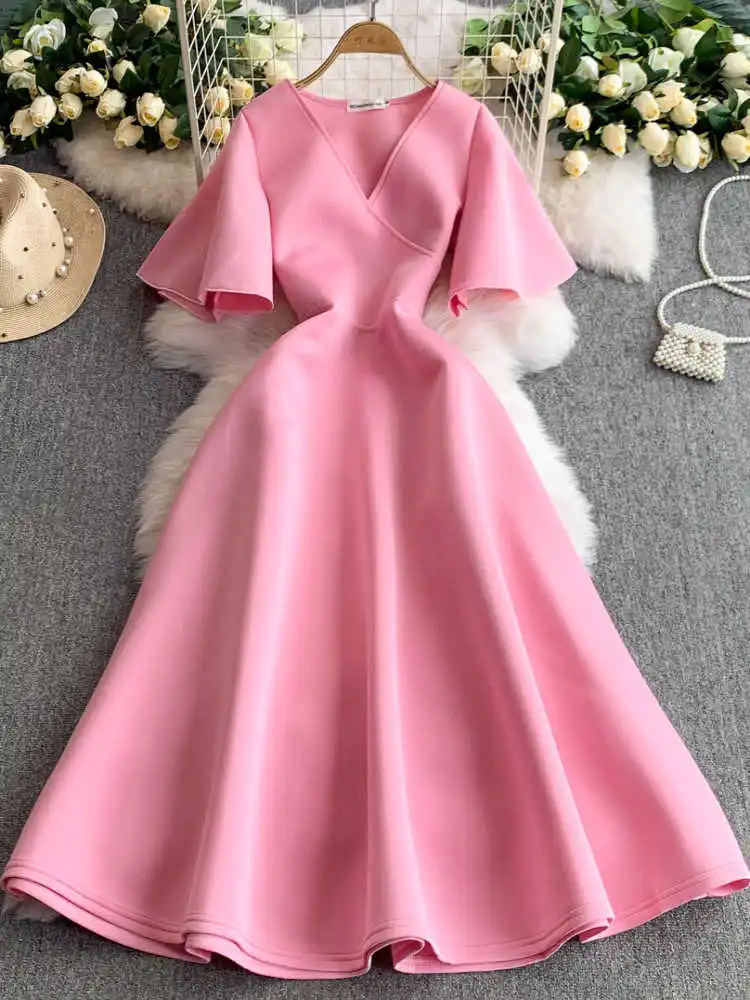 Women Pink A-Line E… - image