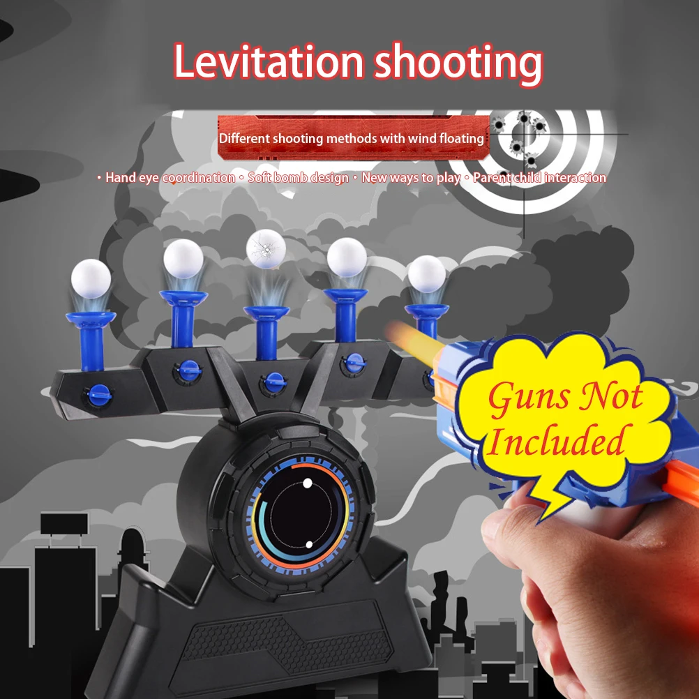 Electric Floating Target Toy Floating Ball Shooting Game Hover Shooting Target Set Foam Dart Game Toy for Kids