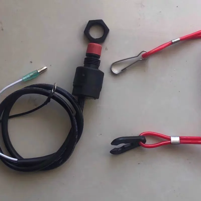 Accesorios Universales para Motores Fuera de Borda Sea-Doo Jet Ski: Cuerda de Encendido y Juego Completo de Interruptor de Llave para Embarcaciones de Pesca
