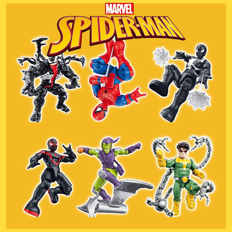 Marvel Legends Blöcke Venom SCHWARZ ANZUG Spider Man Bausteine GRÜN GOBLIN Cartoon baustein Spielzeug Für Kinder Geschenke – Detail 1