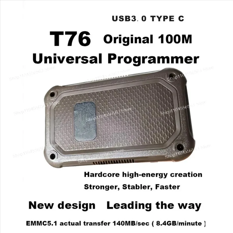 A64E For XGecu T76 USB3.0 Programmer – Supports EEPROM/NAND/NOR/eMMC, Minpro/TL866II/T56 Replacement