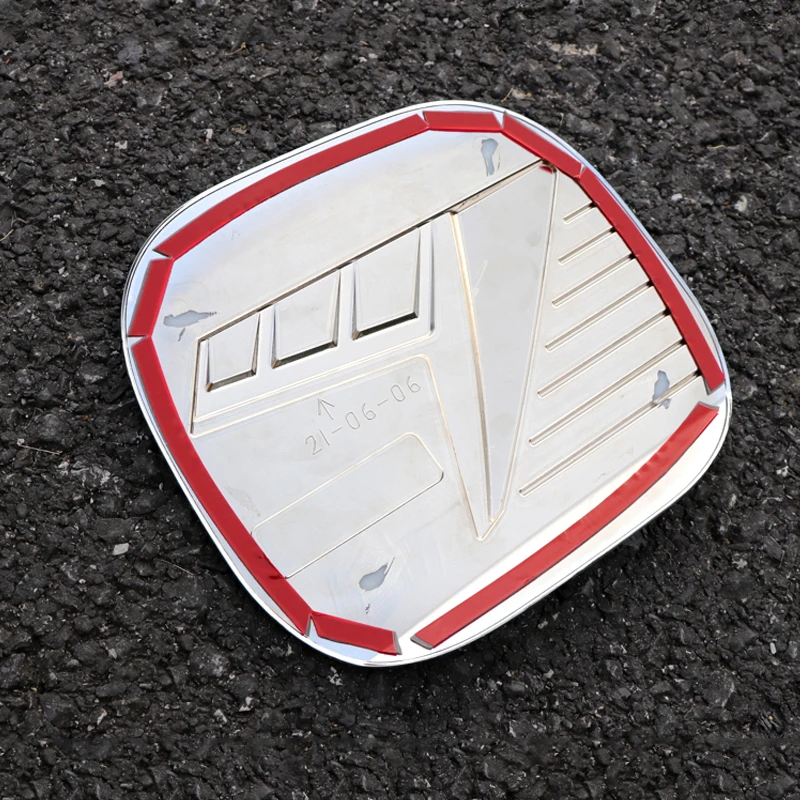 Carbon Exterior Car Fuel Tank Pad Gas Oil Cap Cover Sticker Protector For Hyundai Tucson 2021-2023 2024 NX4 Hybrid Accessories