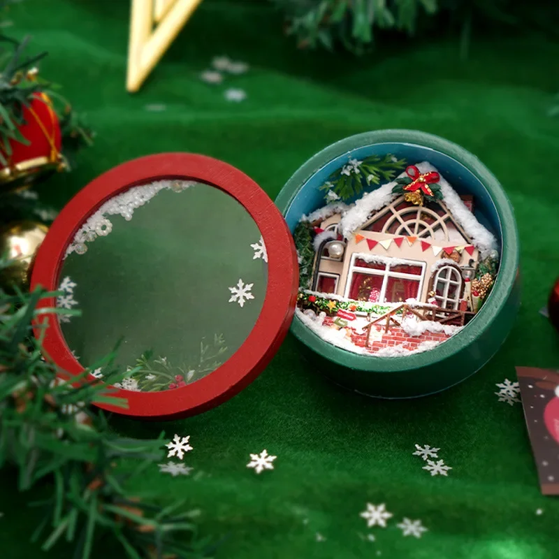 Diy Cottage Christmas Gifts Handmade Models of Creative Gardens and Houses