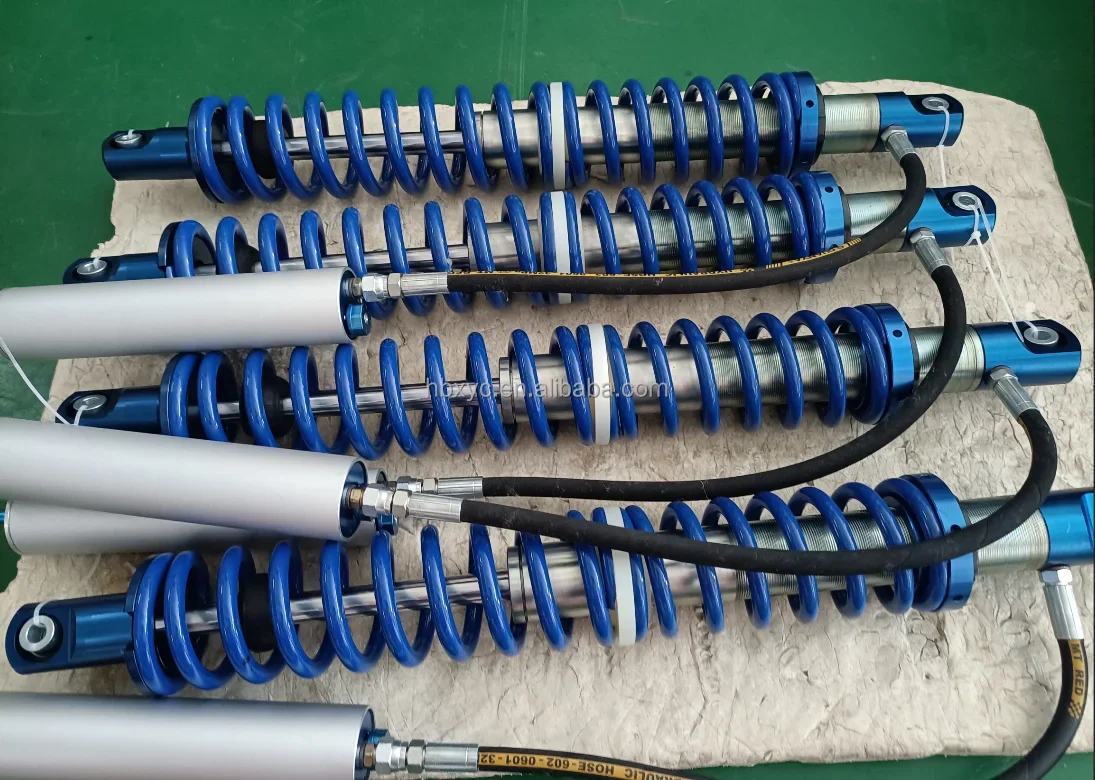 ชุดโช้คอัพปรับระดับได้สมรรถนะสูง สำหรับรถแข่งขับเคลื่อน 4 ล้อ แบบคอยล์โอเวอร์ ขนาด 2.5 นิ้ว ระยะยุบ/ระยะเคลื่อนที่ 16 นิ้ว ปรับได้ 10%