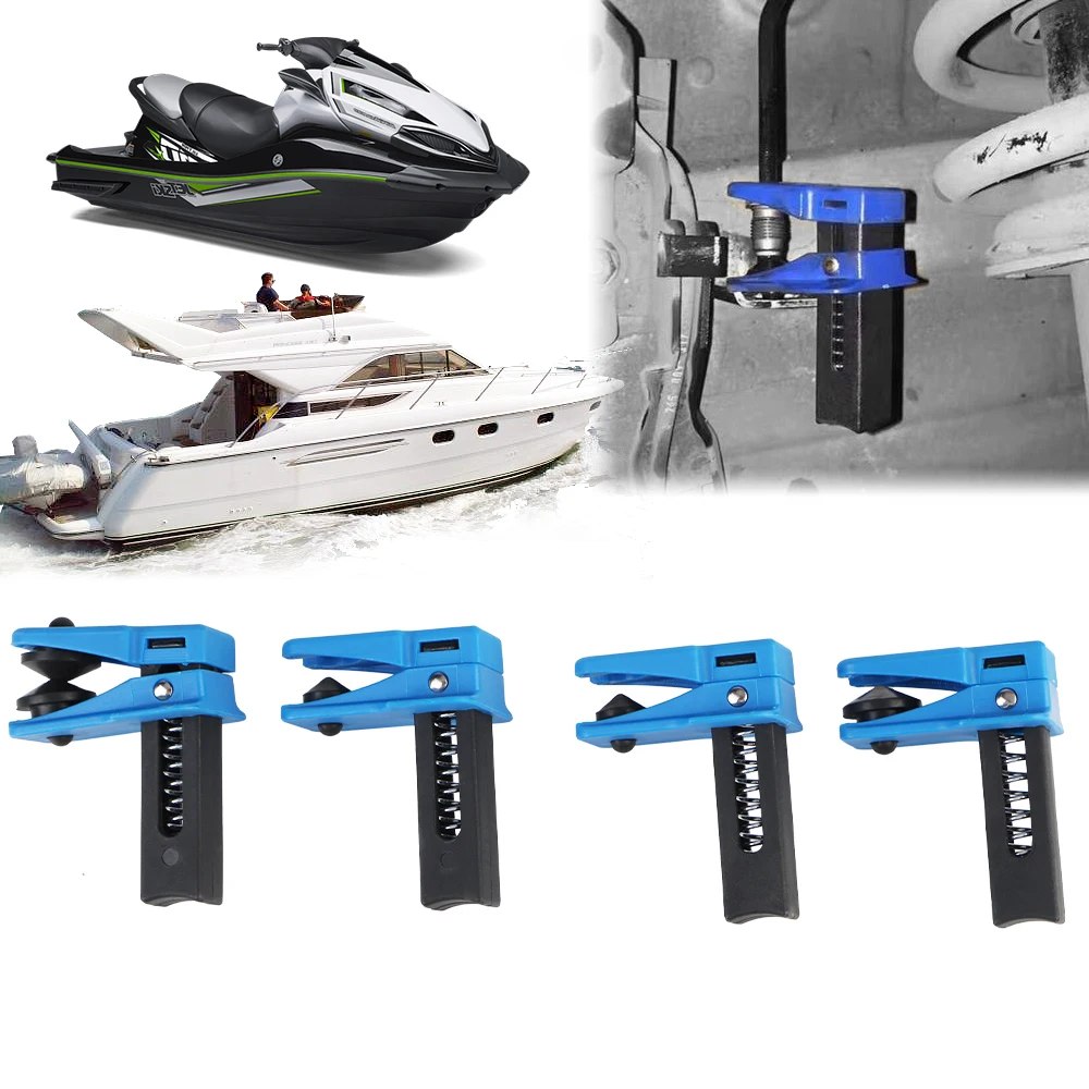 

4 шт. принадлежности для лодок, зажимы для масляных шлангов, зажимы для клемм для труб, пружинная шайба, автоматические крепежные детали, предотвращающие утечку, зажим для тормозной насадки автомобиля для моторной лодки