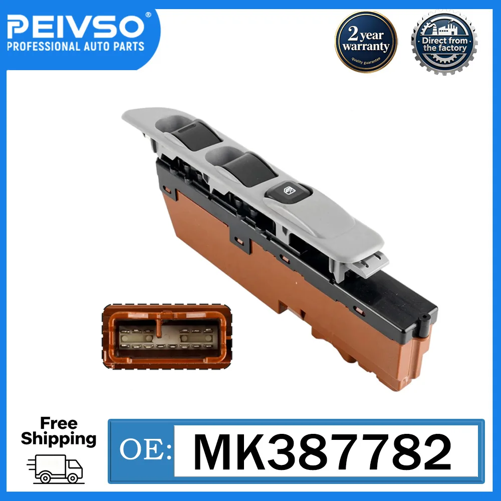 NEW High Quality Front Left Side Window Switch MK387782 For Mitsubishi Canter 12v FUSO FB71B 2007-2015