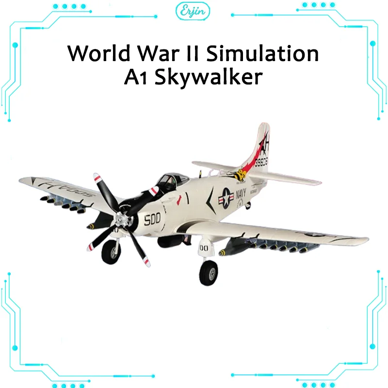 Huaxiang Model Aircraft Wwii Simulation Fighter Electric Remote Control Fixed Wing Model A1 Skywalker