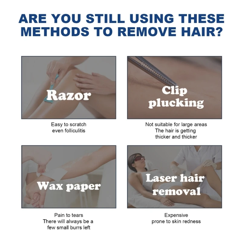 제모 크림 수염 겨드랑이 팔 다리 전용 부품 무통 전신