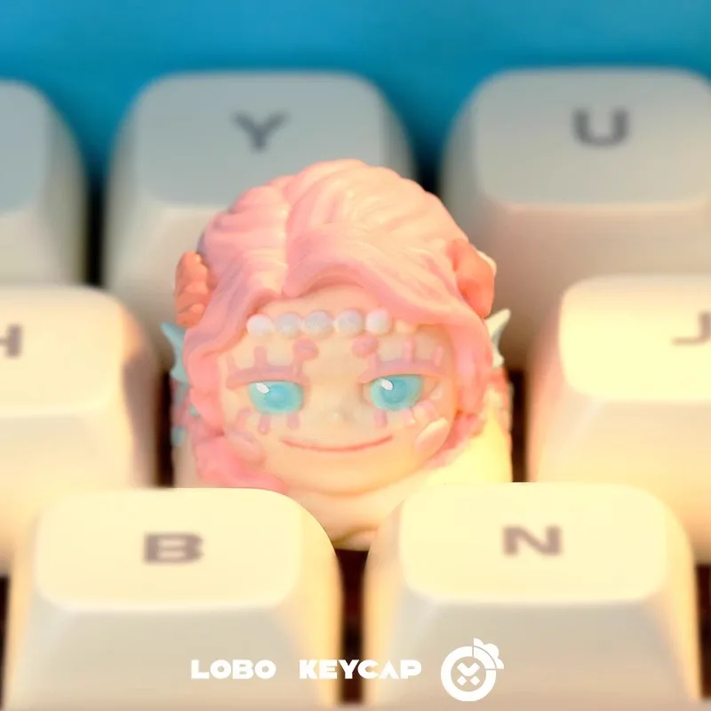 

ESC аниме Keycap фестиваль кукла маленький монстр милые и забавные ремесленные колпачки для ключей индивидуальные полимерные колпачки для механических клавиатур