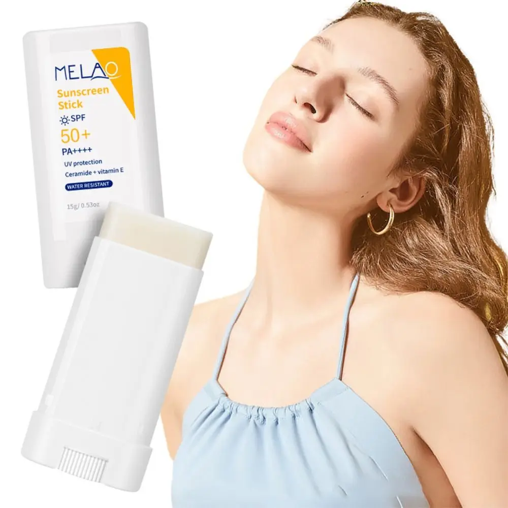 

SPF 50 Solid Sunscreen Cream Solid Cream Stick Form Whole Body Care Sunscreen Brightening Formula Whole Body Care