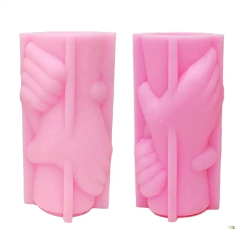 41XB Handshake Resins Molds Molds for Candle, Vase, Decorations