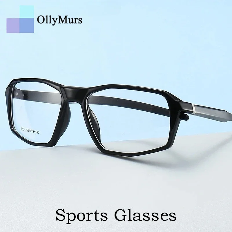 

OLLYMURS модные велосипедные спортивные мужские очки сверхлегкие TR90 баскетбольные оптические очки по рецепту весенние женские очки в оправе 5854