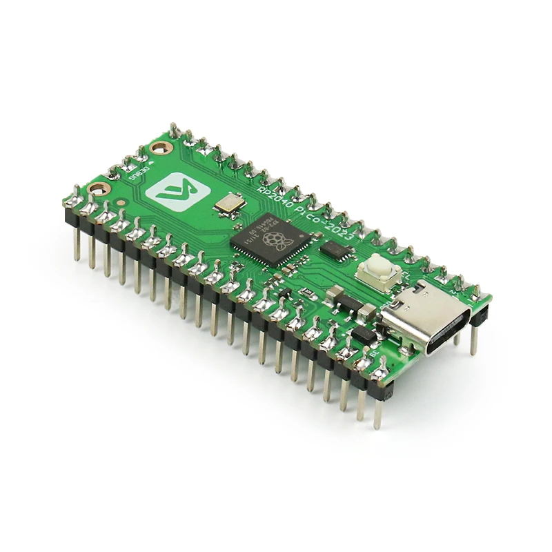 1 unids/piezaCompatible con la placa de desarrollo Raspberry Pi Pico. El RP2040 de doble núcleo de Raspberry Pi PICO admite Python.