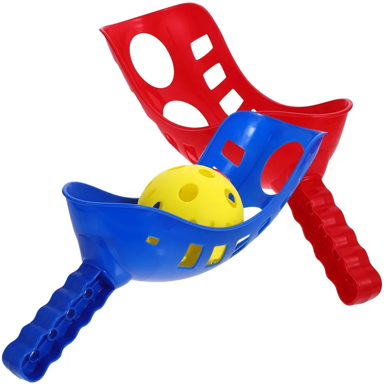 Set di giocattoli divertenti creativi con palline giochi estivi all'aperto lancio e cattura giocattoli sportivi per bambini lancio Scoop giocattoli per bambini lanciatore