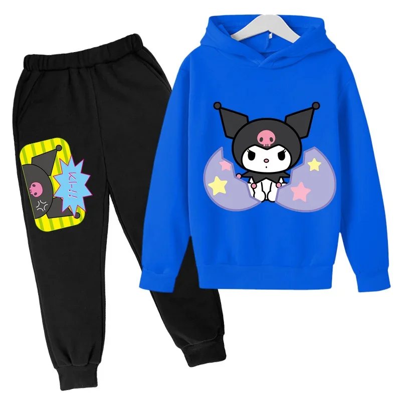 

Kuromi Cocomeloned Kids Clothes Girls Clothing Boys Clothes Summer Children Stitch Tshirt Suit