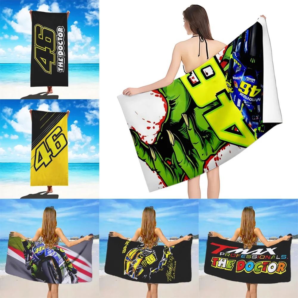 Beach Towel Microfiber Sand Free Quick Dry Soft Sandproof Pool Towels Gift for V-Valentino R-Rossi 46 Women Travel Gym Camping