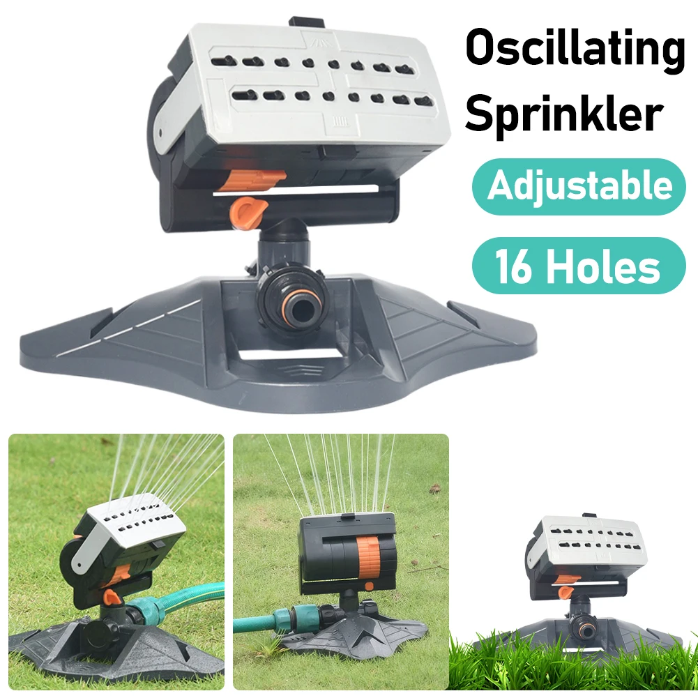 

Lawn Sprinkler Garden Sprinkler Automatic Rotation Adjustable Large Area Yard Sprinkler System Swing Sprayer for Home Farm