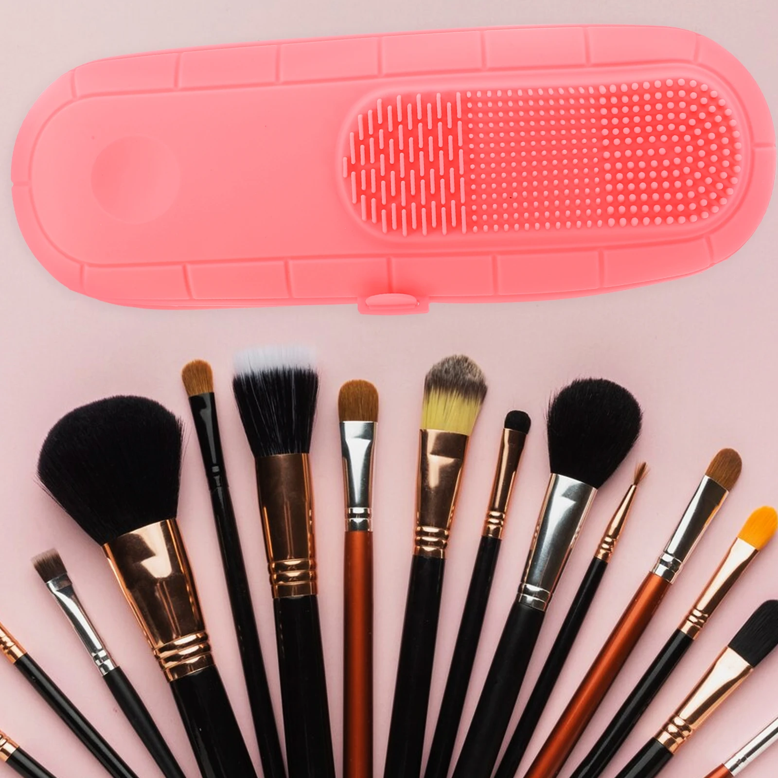 

Makeup Brush Storage Bag Brushes Organizer Travel Tools Holder Portable Pouch Silicone Case Beautifying Tool Bag Large