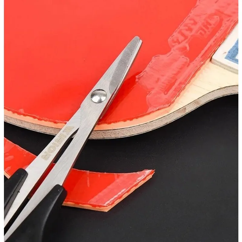 Professional 30° Curved Sharp Stainless Steel Blade Cutter 14cm Table Tennis Rubber Cutting Scissors 3CR13 Viscose Racket Tools