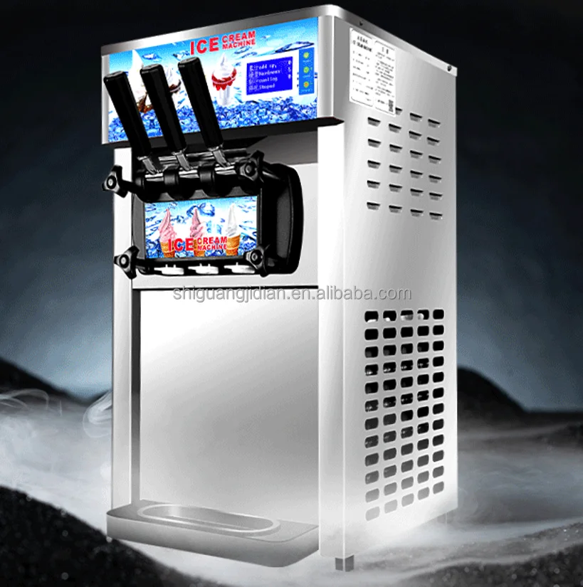 High Quality Automatic Blueberry Ice Cream Machine and Chocolate Ice Cream Blending Machine and Ice Maker
