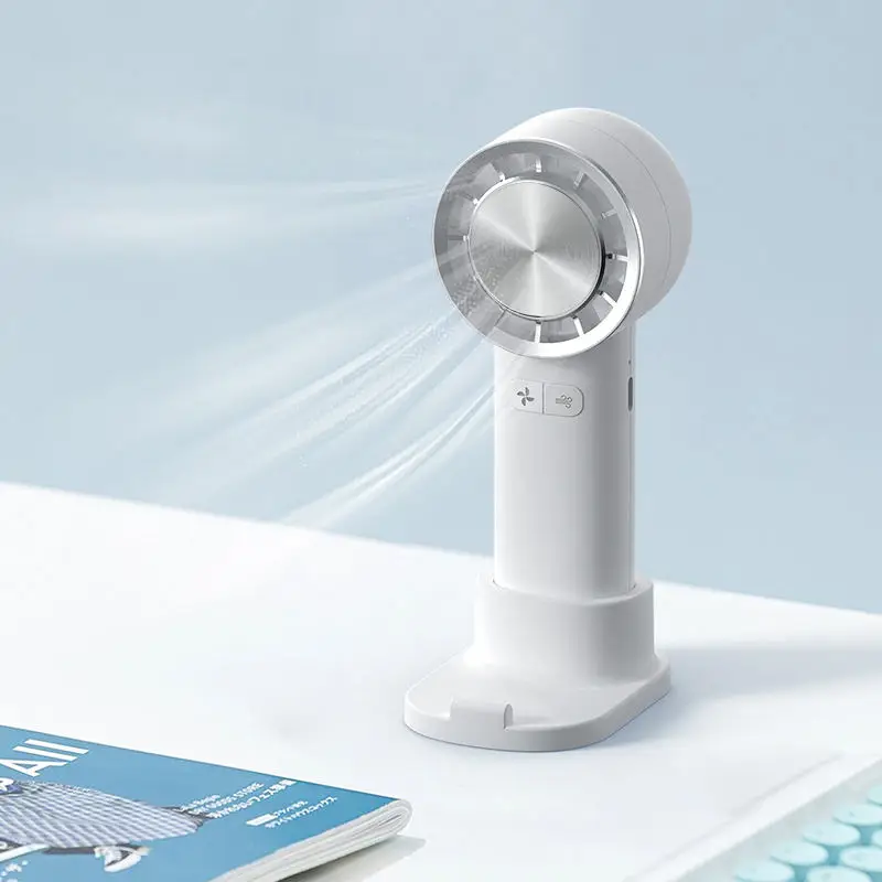 USB Handheld Fan Portable Bladeless Mini Fan Personal Small Hand USB Rechargeable Lash Fan for Travel/Makeup/Eyelash/Outdoor