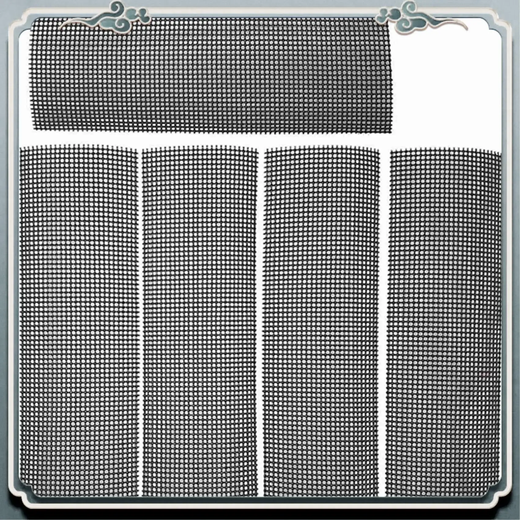 AC76-Flower Pot Hole Grid Mat Bottom Grid Mat 4 Inch X 12 Inch 10 Pieces Of Gasket-Bonsai Drainage Net