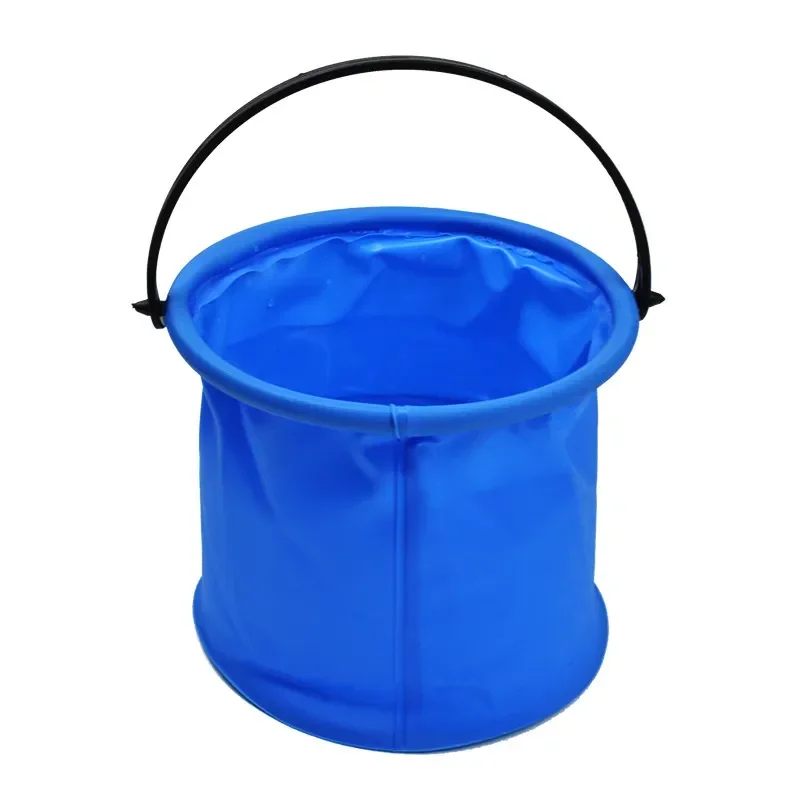 Beach Sand Play Bucket Toy Folding Collapsible Bucket Gardening Tool Outdoor Sand Pool Play Tool Toy Kids Summer Favor