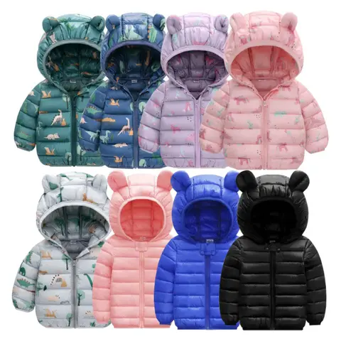 Hooded  Children Boy Girl Baby Coat Autumn Winter Outerwear Casual Clothing Kids Christmas Birthday Gift