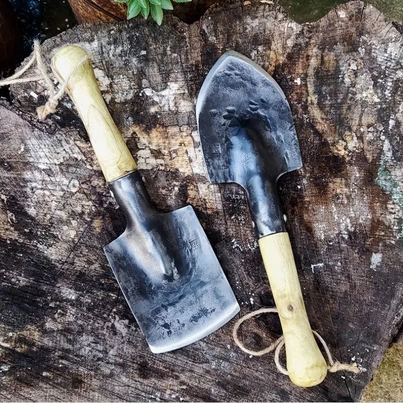 Hand-forged Small Shovels Sturdy and Durable Outdoor Digging High Hardness Hand Shovel Portable Gardening Tools and Accessories