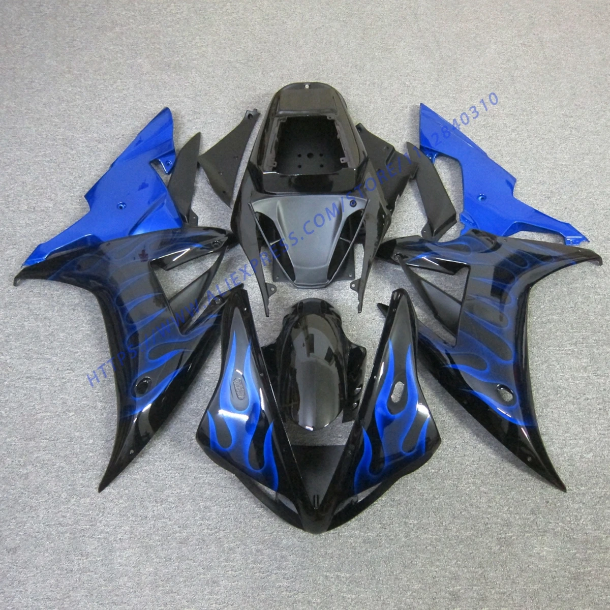 For YZF R1 2002 2003 Motorcycle Fairing Kit ABS Plastic Custom Painted Fairings Bodywork Cowl Panels Red White